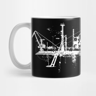 Industrial Shipyard Design Mug